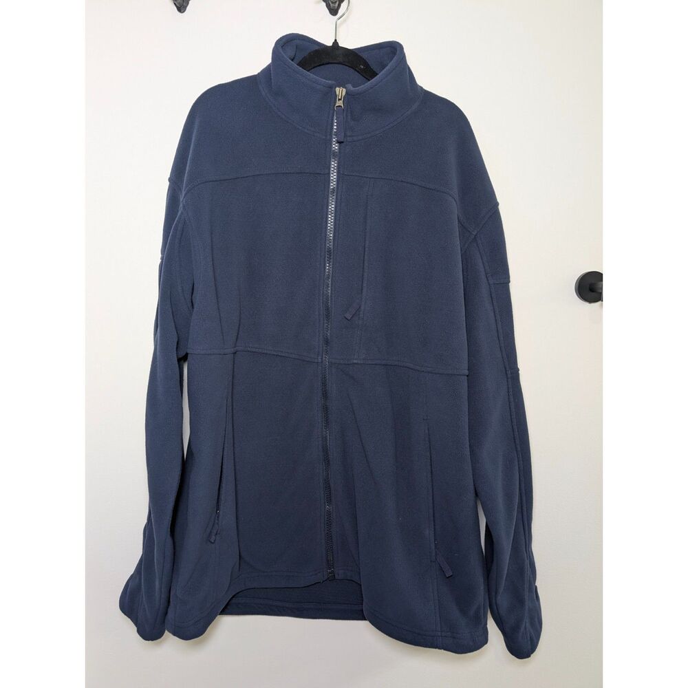 Duluth Trading Co Mens Large Tall Shoremans Fleece Gridlock Jacket Heavy Utility - Picture 5 of 14